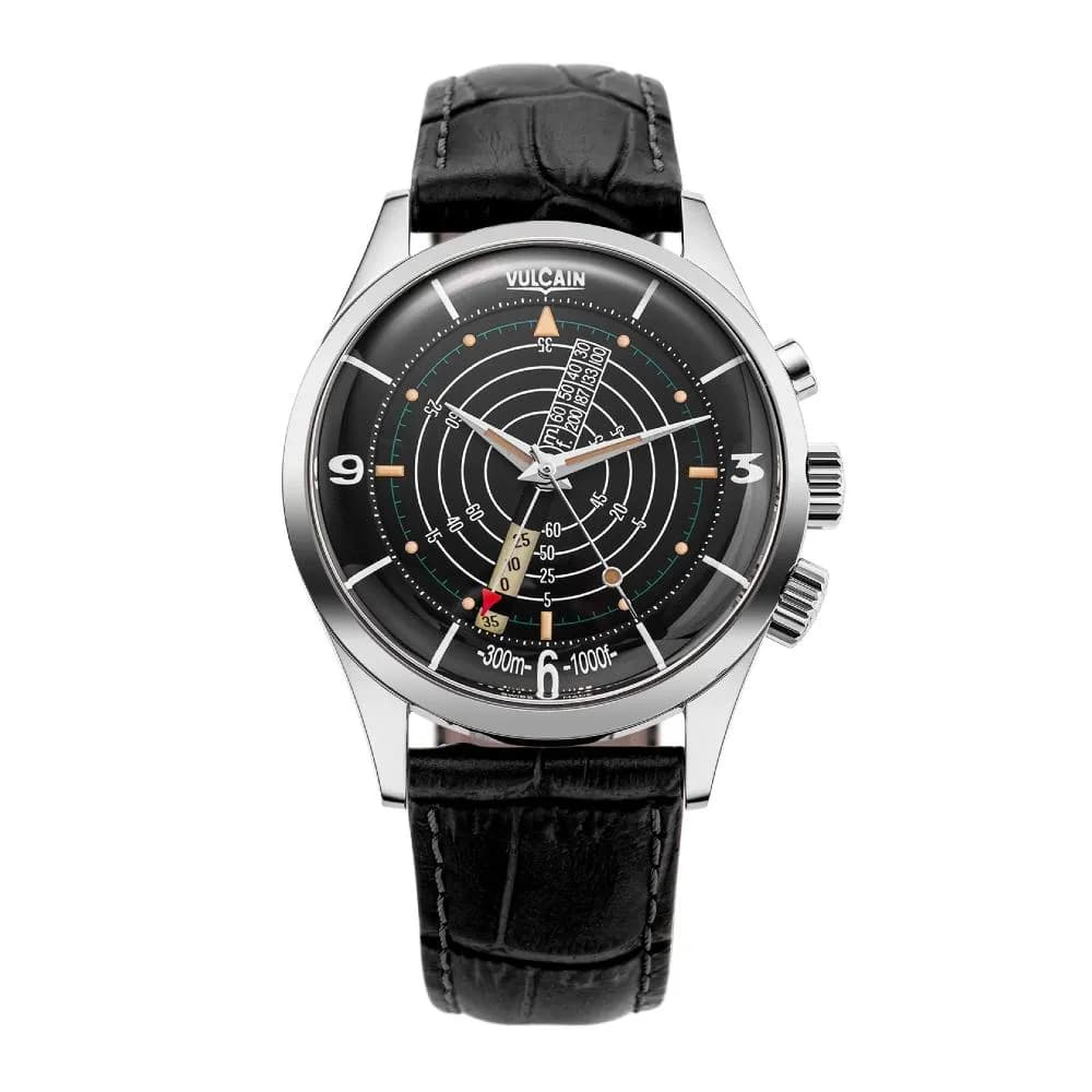 Vulcain Nautical Black Beige Patina