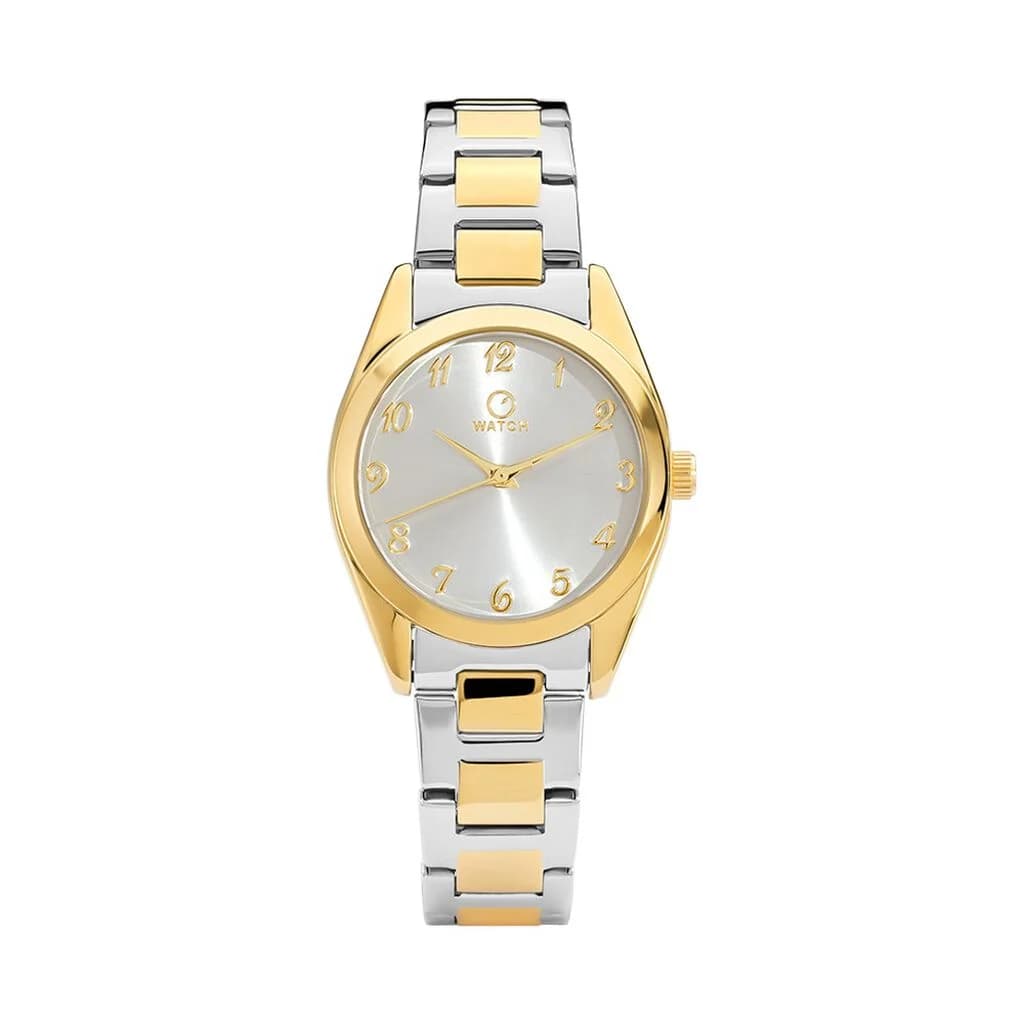 O WATCH Montre O Watch Colored Argenté