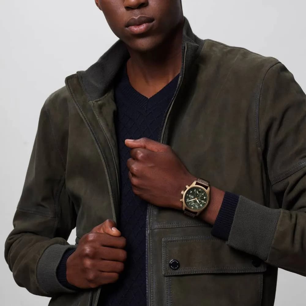 IWC Schaffhausen Montre D’Aviateur Chronographe Spitfire