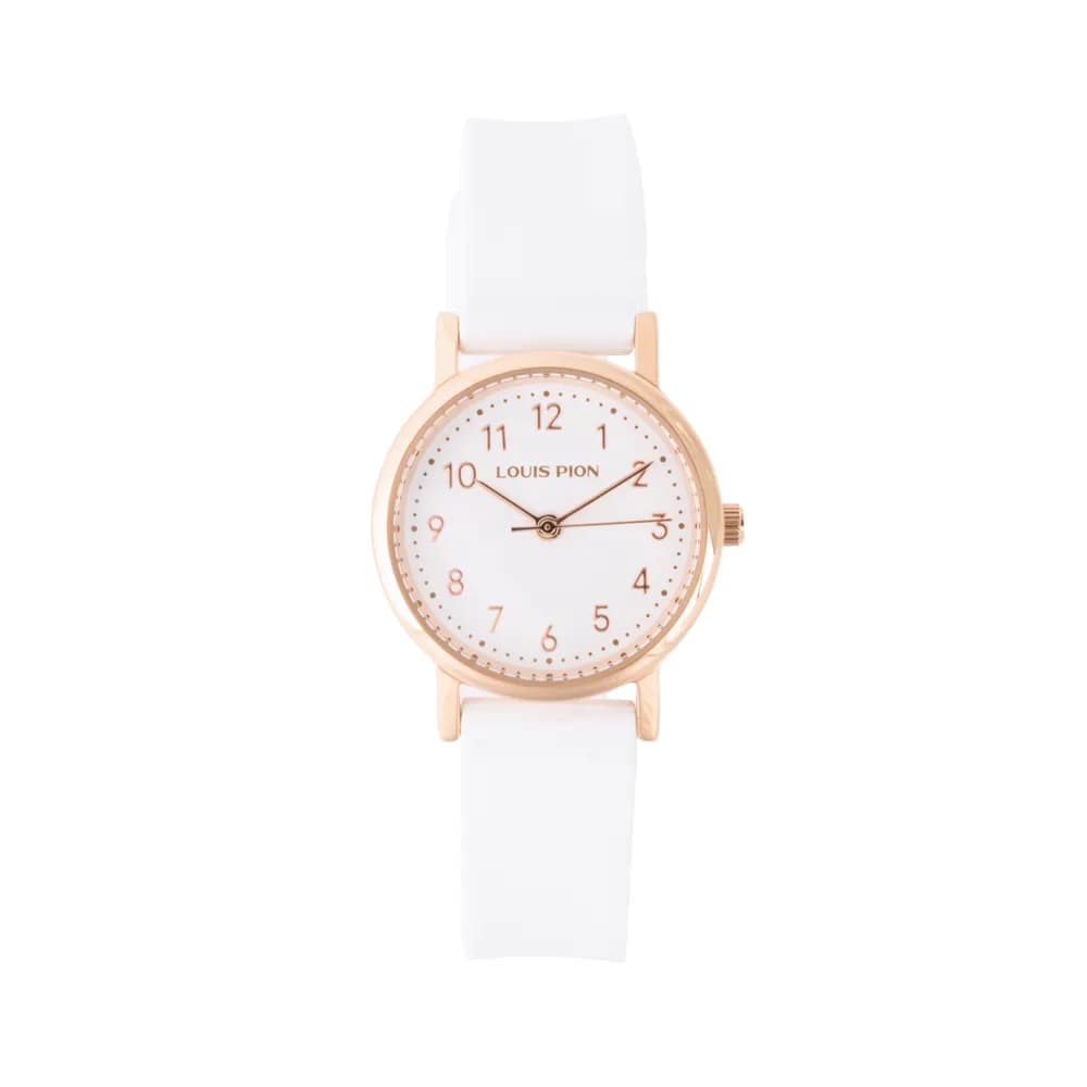 Louis Pion Montre Enfant NINA MINI Blanc