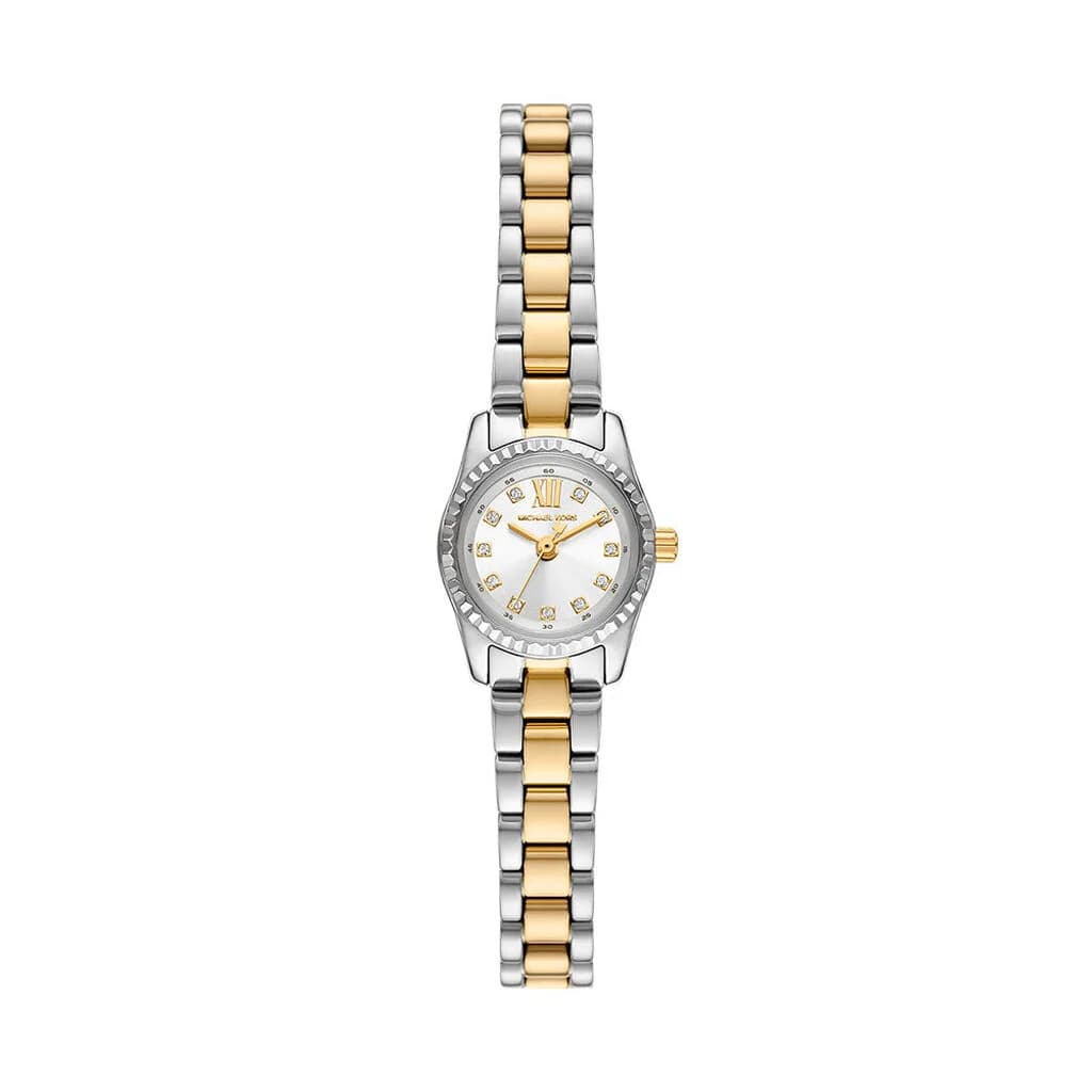 Michael Kors Montre Michael Kors Collection Micro Petite Lexington en Acier et PVD Bicolore