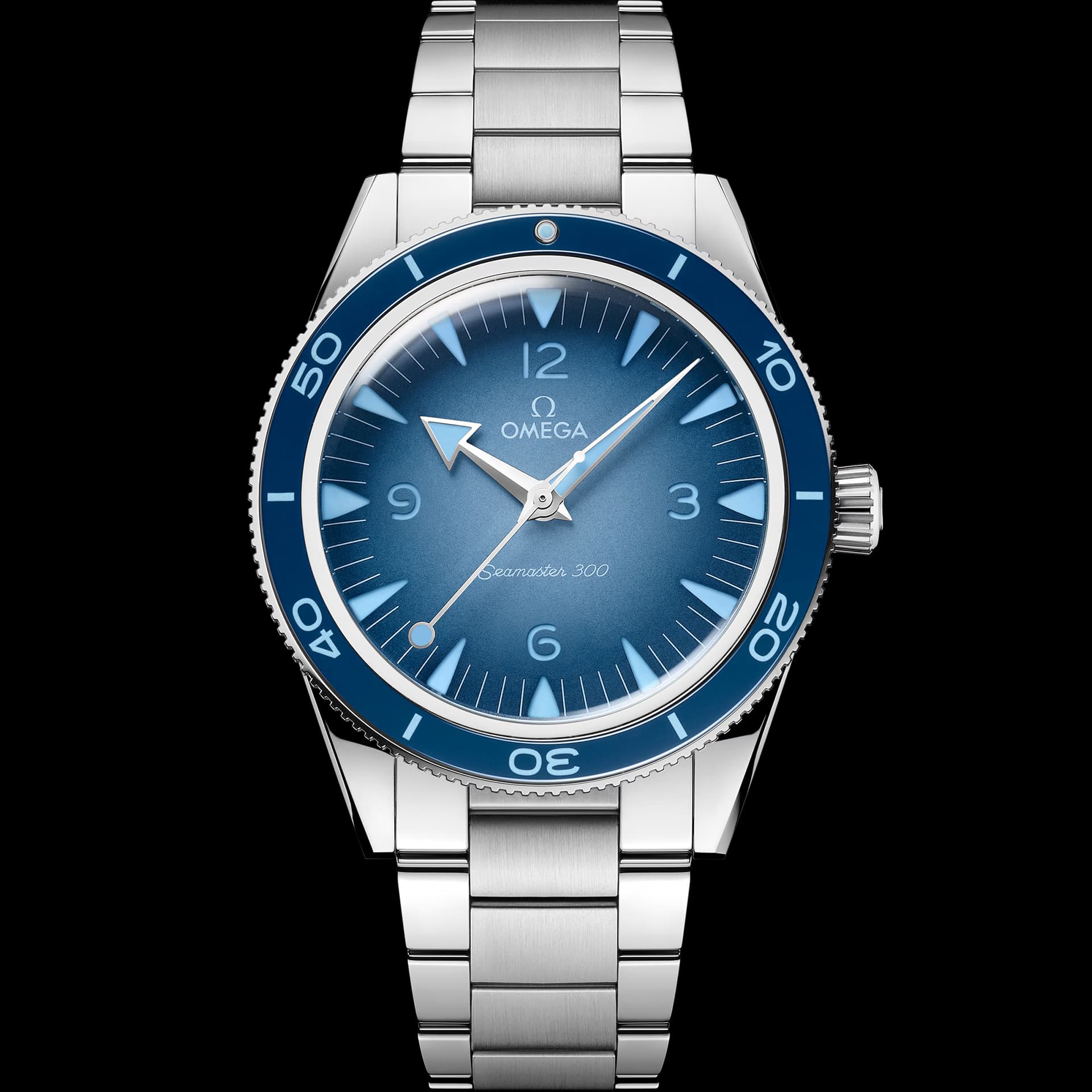 Omega Seamaster 41 mm — cadran bleu