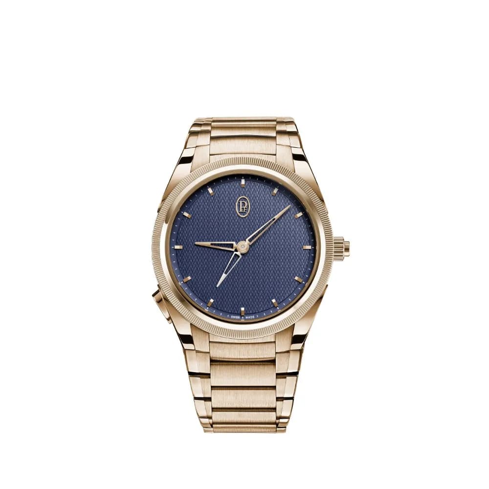Parmigiani Fleurier Tonda Pf GMT Rattrapante Rose Gold Milano Blue