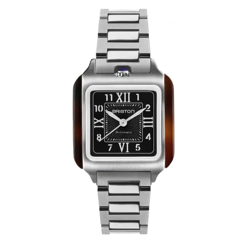 Briston Montre BRISTON Streamliner Kennedy Noir Bracelet Acier Inoxydable