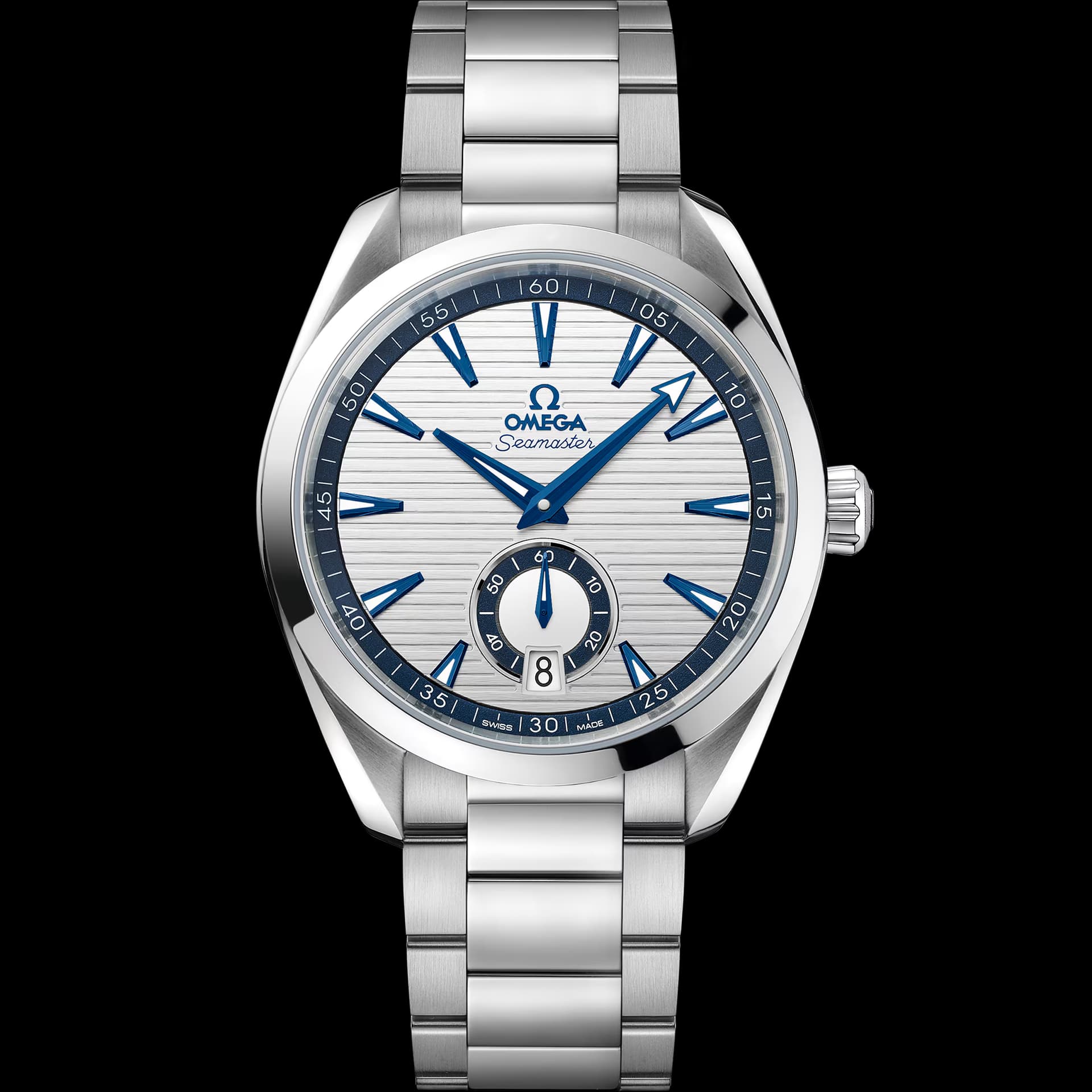 Omega Seamaster 41 mm, acier sur acier