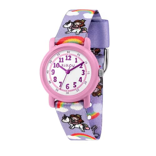 Kikou Montre Analogique Enfant Kikou Nylon Violet R4551104503
