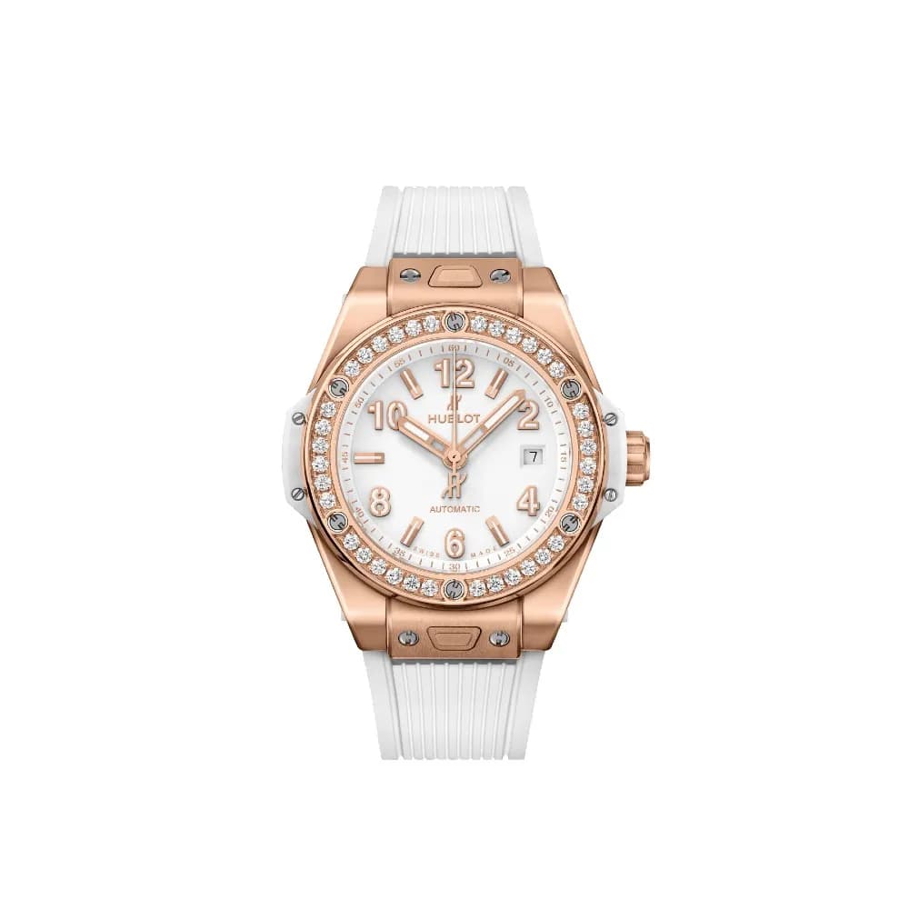 Hublot One Click King Gold White Diamonds