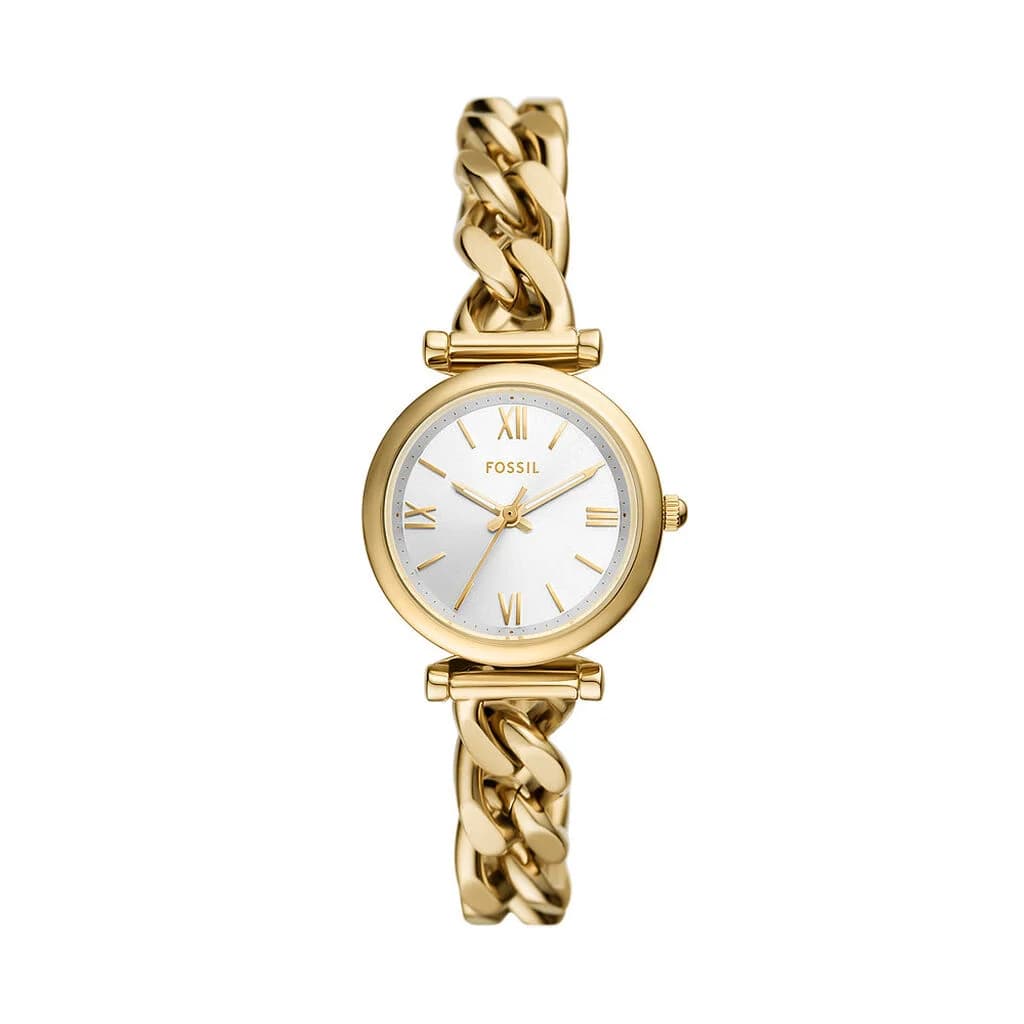 Fossil Collection Carlie — cadran argenté