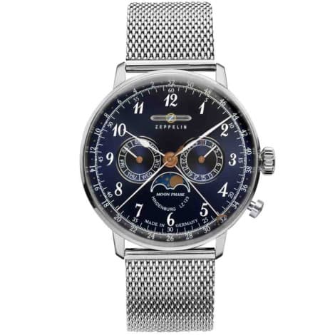 Zeppelin Montre Zeppelin LZ 129 Hindenburg Moonphase Quartz Cadran Bleu - 7036M3