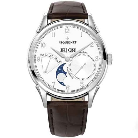 Pequignet Montre Pequignet Rue Royale Grand Sport Automatique Cadran Blanc - 9030433-AM