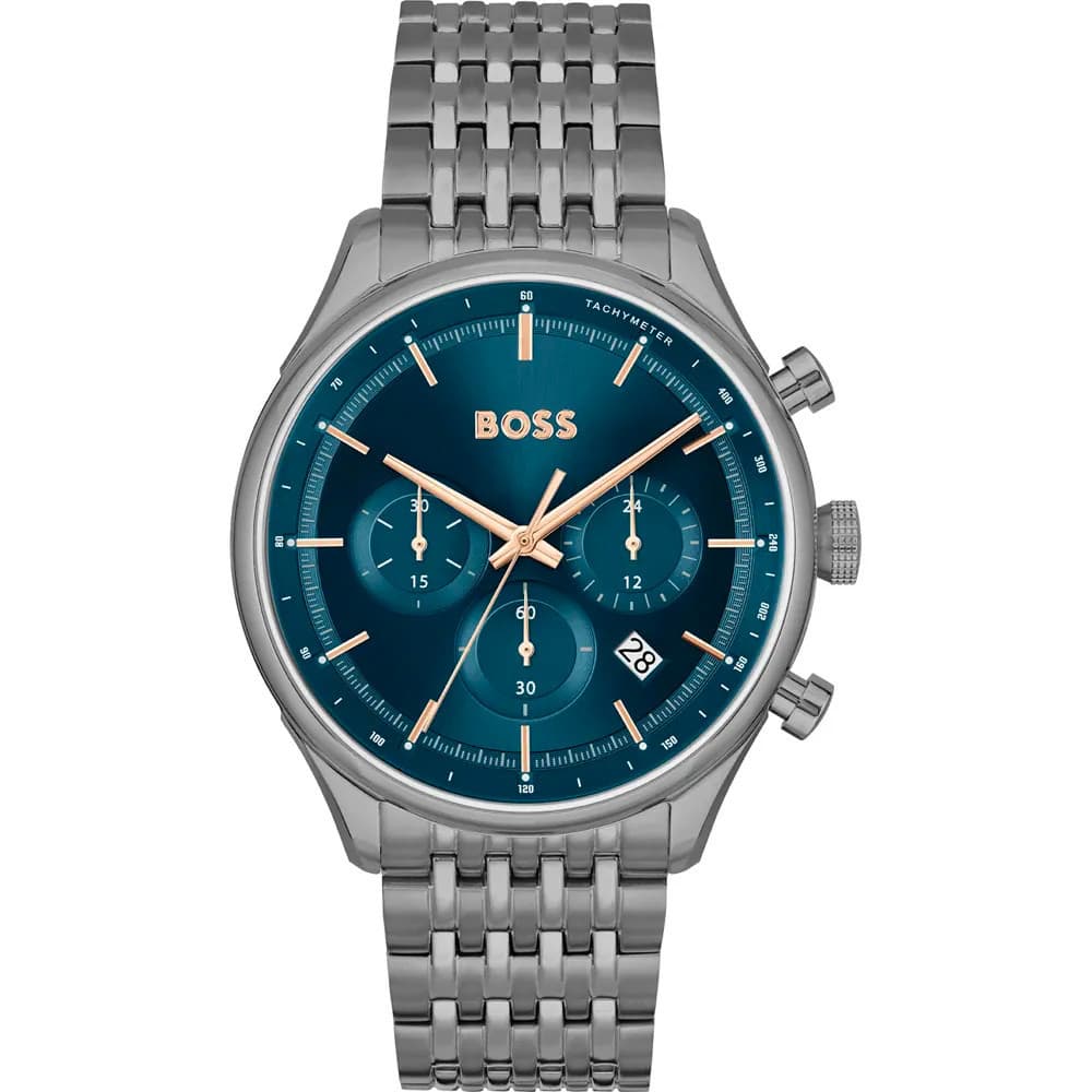 Hugo Boss Montre Boss Collection Sport Lux Gregor en Acier et PVD Gris