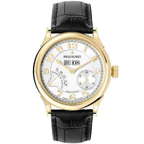 Pequignet Montre Pequignet Royal Paris Or jaune Automatique Cadran Argent - 9001438-AN