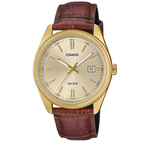 Casio Montre Casio Timeless - Standard - Or & Cuir - MTP-1302PGL-9AV