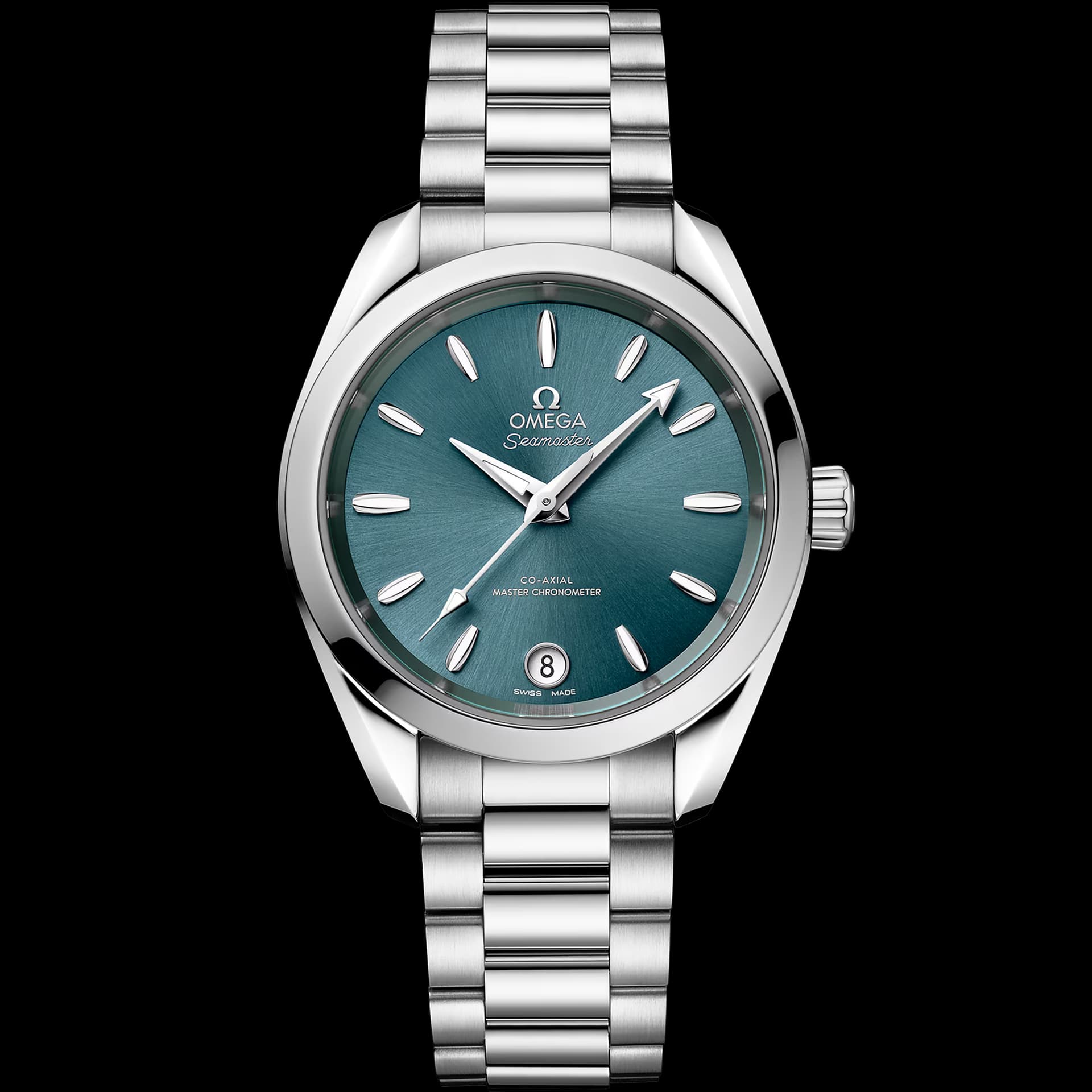 Omega Seamaster 34 mm, acier sur acier