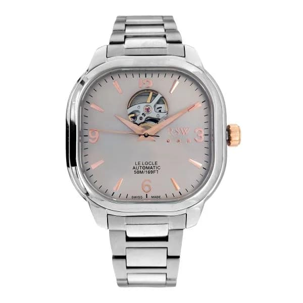 Daniel Gérard Montre RSW Automatique Automatique le Locle Coeur Ouvert Bracelet Acier
