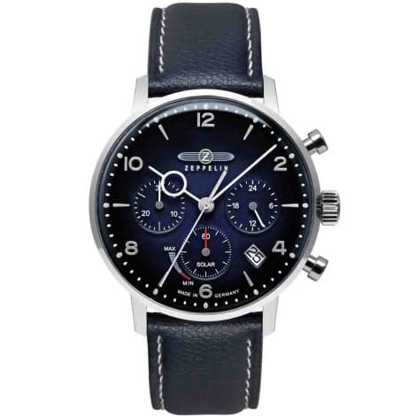 Zeppelin Montre Zeppelin LZ 129 Hindenburg Quartz Solaire Cadran Bleu - 80863_n