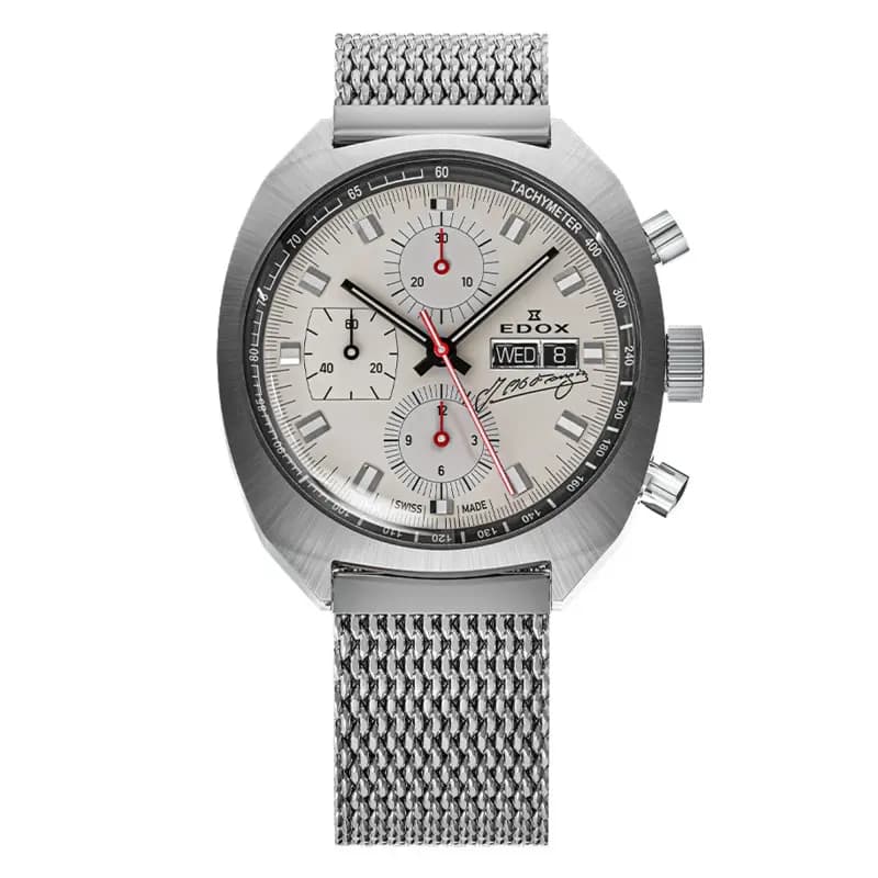 Edox Montre Sportsman Automatic - Tribute to Fangio 01132-3G-BEAN