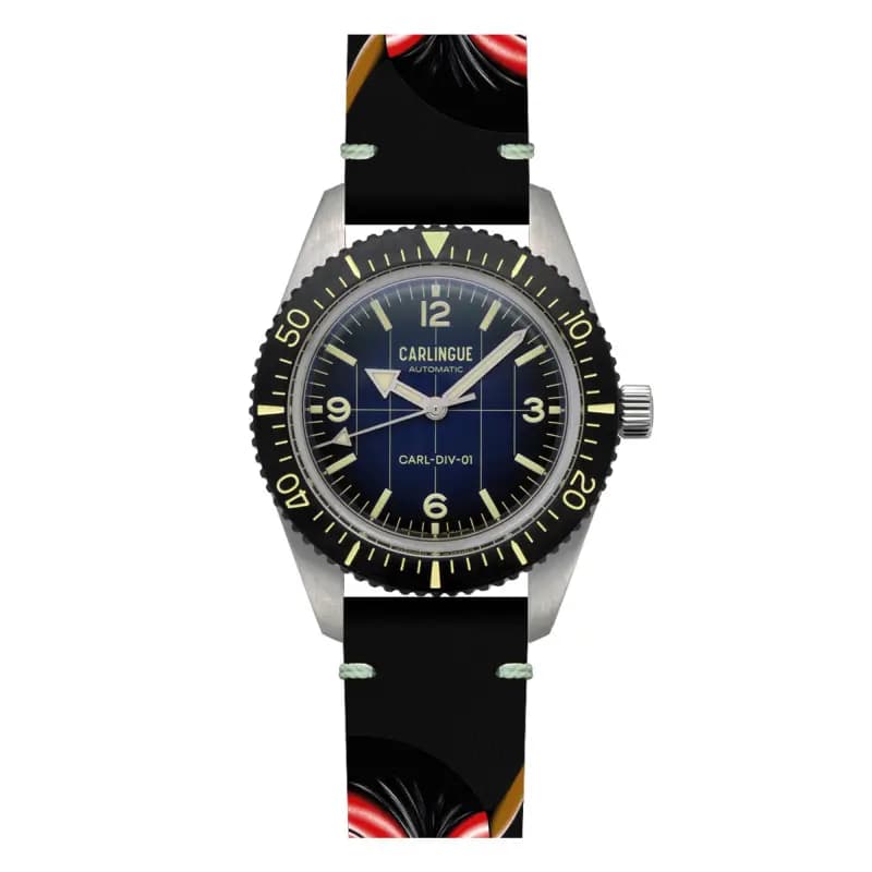 Carlingue Montre Diver 01 Il Diavolo Tattoo