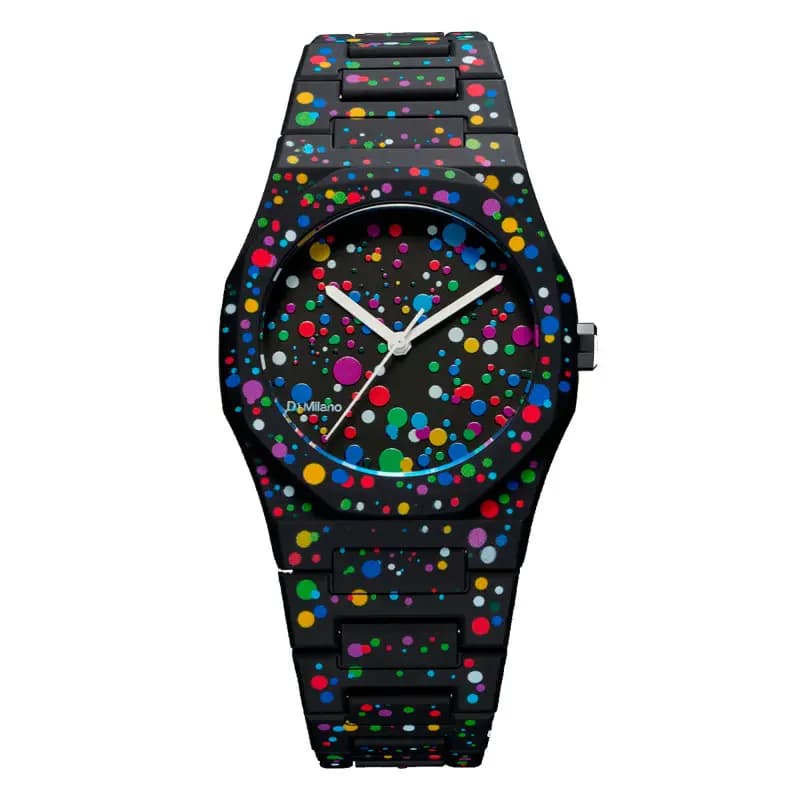 D1 Milano Montre Polycarbon 37 mm Dot 01 D1-PCBU11