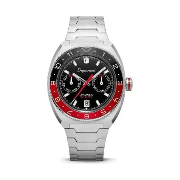 Depancel Montre Depancel Allure D[R]IVER Cadran Noir Bracelet Acier Inoxydable