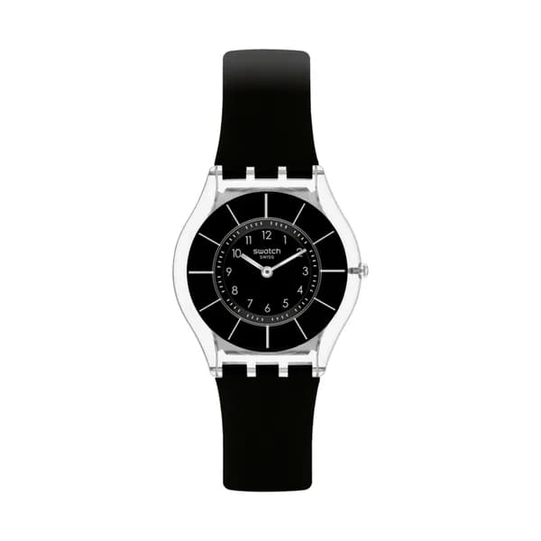 Swatch Montre Swatch Skin Classic Biosourced en Plastique Noir