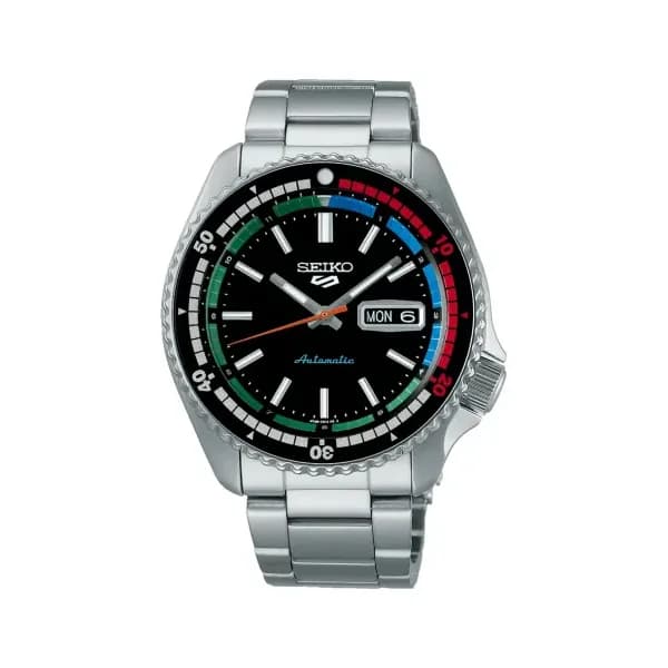 Seiko 5 Montre automatique Homme Sport Noir