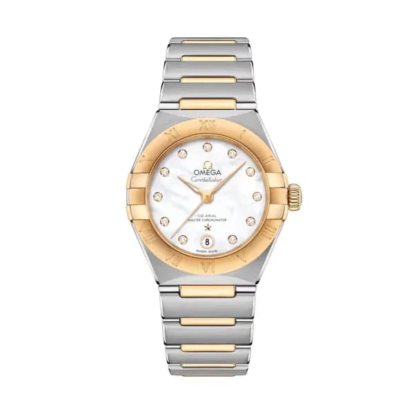 Omega Constellation 29 mm, acier - or jaune sur acier - or jaune