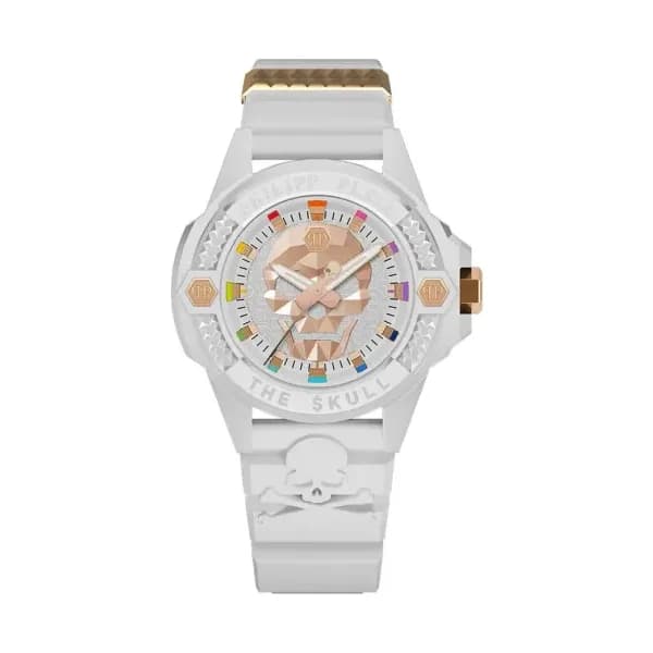 Philipp Plein Montre Philipp Plein the Skull Ecoceramic Blanc