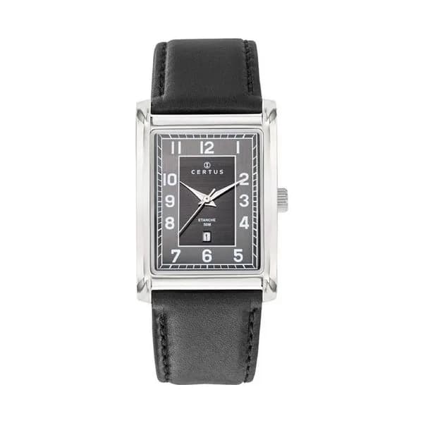 Certus Montre Certus en Cuir Noir