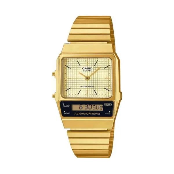 Casio Montre Casio Vintage - Série AQ-800 - Or - AQ-800EG-9A