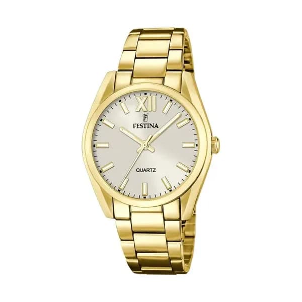 Festina Montre Festina Boyfriend Collection Femme Acier Jaune - Cleor