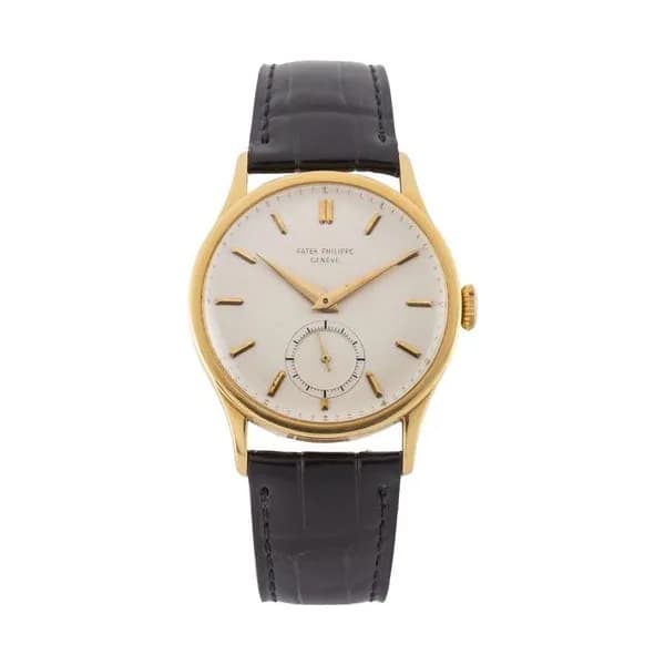 Patek Philippe Montre Patek Philippe Calatrava Jumbo en or jaune remontage manuel 1951 36 mm