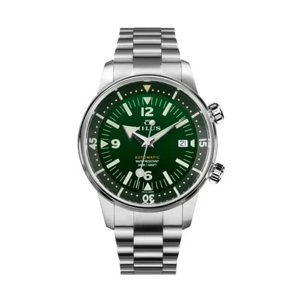 Milus Montre Archimèdes Aqua Steel Wild Green