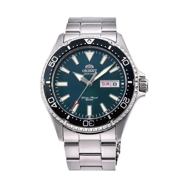 Orient Montre Automatique Orient Collection Mako III Mechanical Sports en Acier Argenté