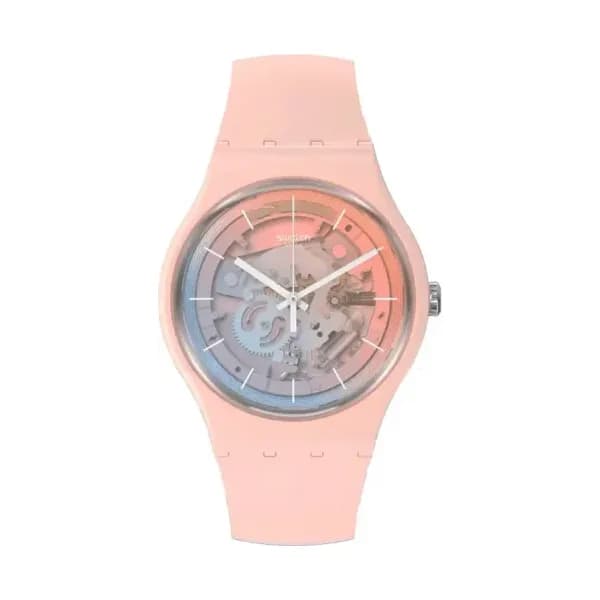 Swatch Montre Swatch Pay! Fleetingly Pink Pay! SO32P103-5300