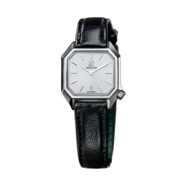 March LA.B Lady Mansart Electrique - White - Chevreau Noir