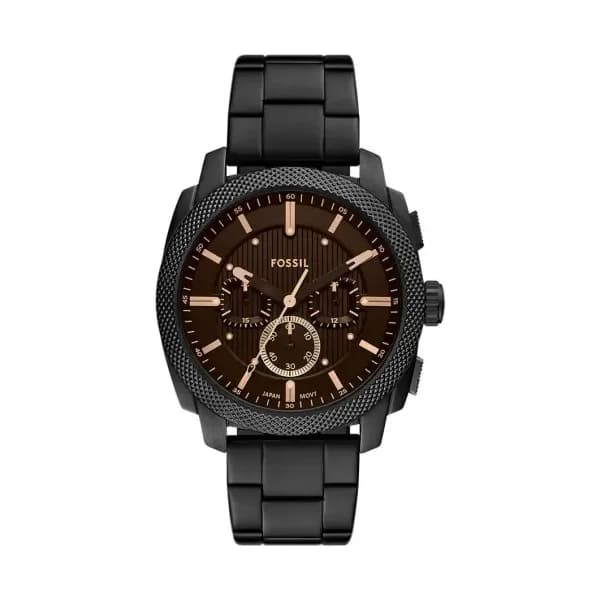 Fossil Montre Fossil Collection Machine en Acier et PVD Noir