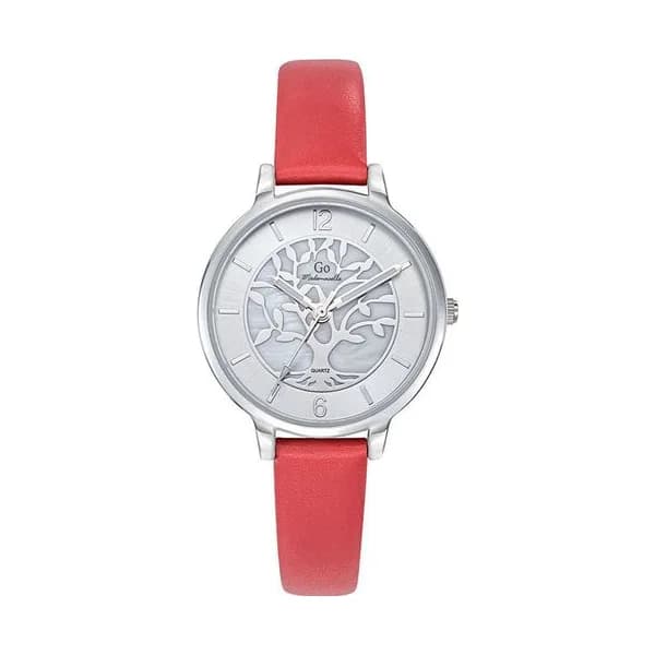 GO Mademoiselle Montre GO Mademoiselle en Cuir Rouge
