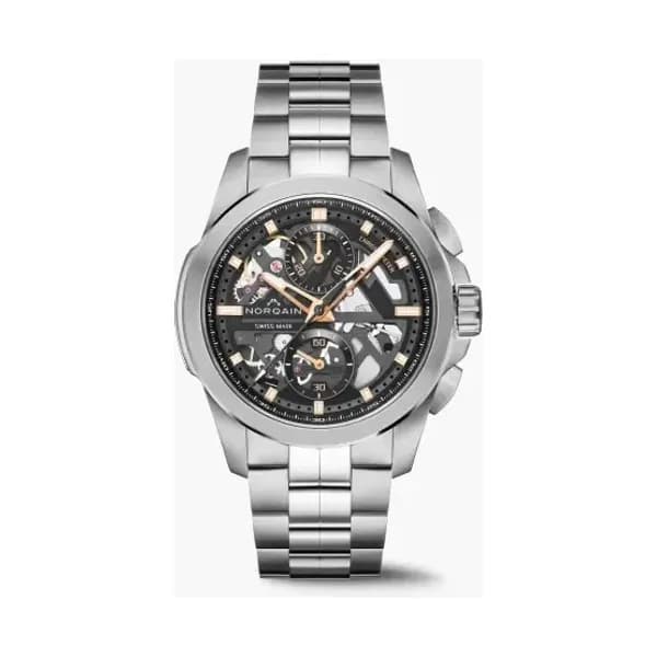 NORQAIN Montre Norqain Independence Skeleton Chrono 42mm Bracelet Acier