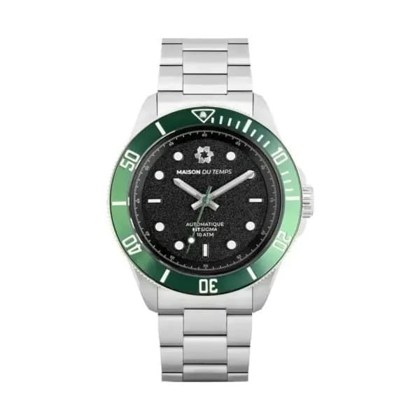 Maison du Temps Montre MTSigma Lunette Verte Acier