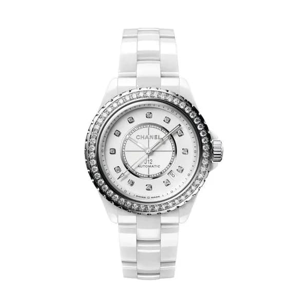Chanel Montre J12 Lunette de Diamants Calibre 12.1, 38 Mm