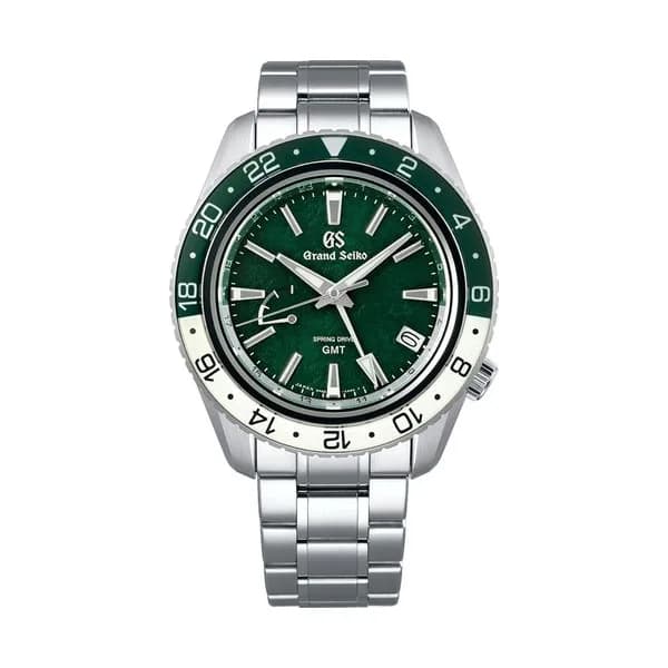 Grand Seiko Montre Grand Seiko Sport Spring Drive GMT "Mt. Hotaka Peaks" cadran vert bracelet acier 44 mm