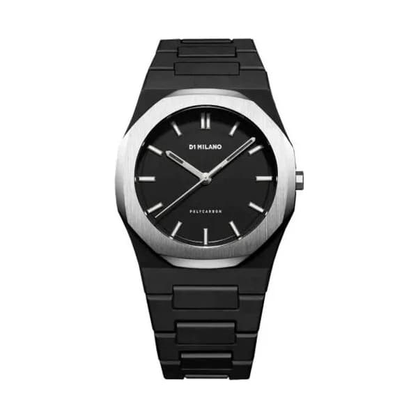 D1 Milano Montre D1 Milano Polycarbon Moonglade Quartz - 40,5 mm- Cadran Noir - PCBJ14