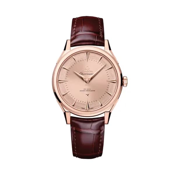 Omega Constellation 39,4 mm, or Sedna™ sur alligator