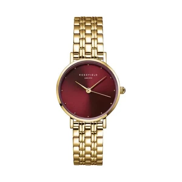 Rosefield Montre Rosefield Small Edit Bordeaux