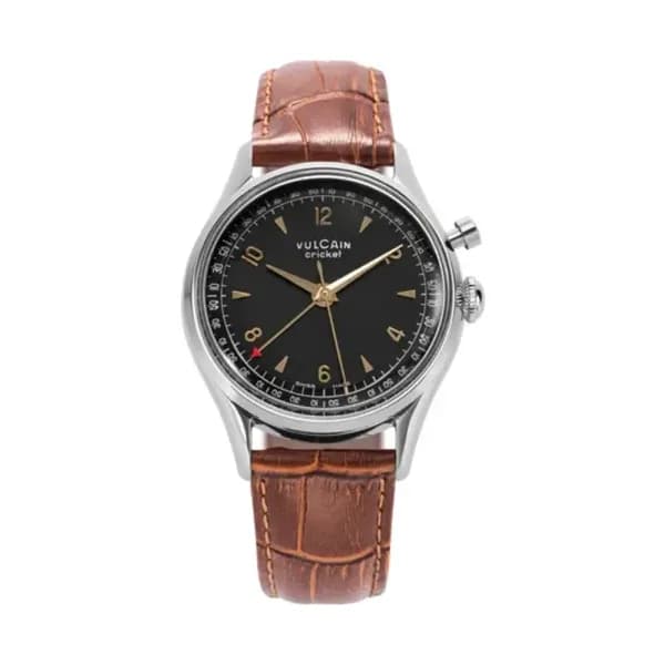 Vulcain Cricket Tradition 36 Mm Black & Gold