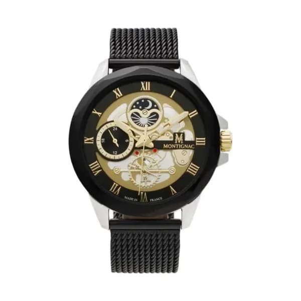 Montignac Montre Montignac Round Noir