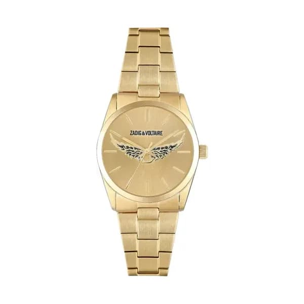 ZADIG & VOLTAIRE Montre quartz Femme Zadig Doré, Argenté