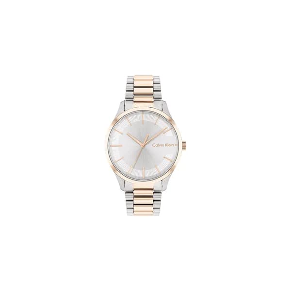 Calvin Klein Montre Calvin Klein en Métal Argenté et Doré Rose