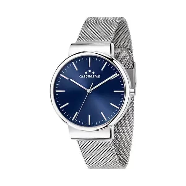 Chronostar Montre Homme CHRONOSTAR METROPOL en Acier Gris et Métal Gris
